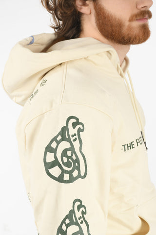 MCQ GROW UP N.9 Hoodie with Contrasting Lettering and Print