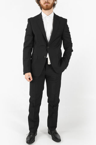 Abito in Misto Lana con Revers Classico