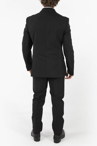 Abito in Misto Lana con Revers Classico