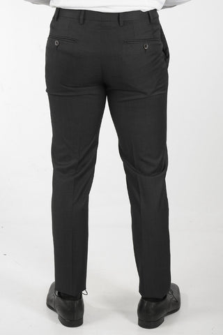 virgin wool center vent peak lapel CERIM.ACADEMY 3 piece waistcoat suit
