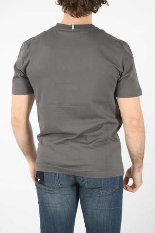 MCQ GROW UP N.9 T-shirt Girocollo con Logo Patch e Ricamo