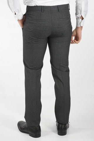 Wool Single-breasted Suit with Notch Lapel