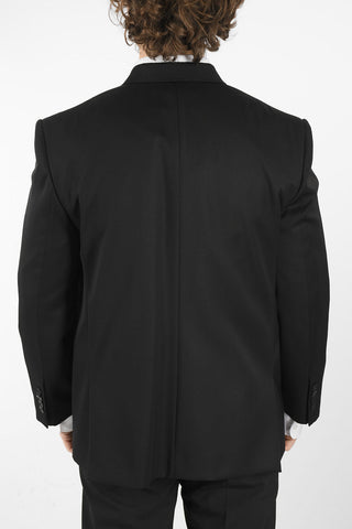 Wool Double-breasted UNISEX Blazer with Peak Lapel