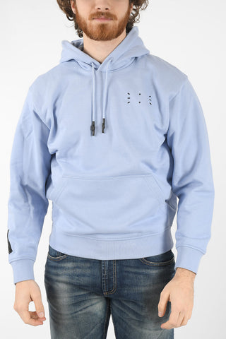 MCQ N.0 Cangaroo Pocket and Embossed Contrasting Detailing Hoodie