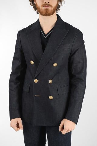 Blazer BOSTON DB Doppiopetto Semifoderato con Bottoni Dorati