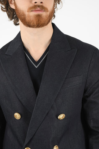 Blazer BOSTON DB Doppiopetto Semifoderato con Bottoni Dorati