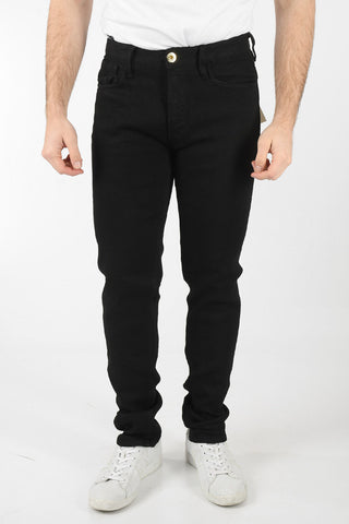EMPORIO LAB J75 Slim-fit Denims with Back Logo Patch 17,5cm