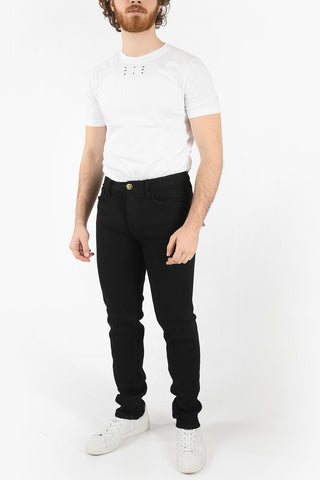 EMPORIO LAB J75 Slim-fit Denims with Back Logo Patch 17,5cm