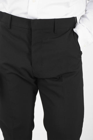 Virgin-wool Unisex Tailored Pants