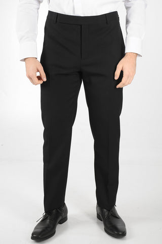 Pantaloni Sartoriali in Twill di Lana Vergine