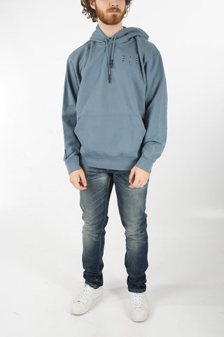MCQ N.0 Cangaroo Pocket and Embossed Contrasting Detailing Hoodie