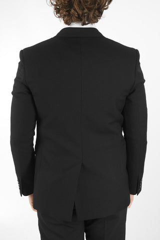 Blazer Monopetto in Lana con Revers Classico