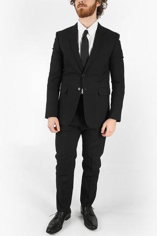 Blazer Monopetto in Lana con Revers Classico