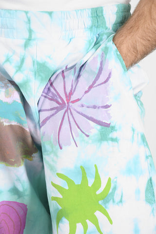 MCQ GROW UP N.9 Joggers con Motivo Tie Dye e Coulisse
