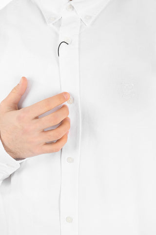 Button-down Shirt detailed with TIGER CREST Embroidery