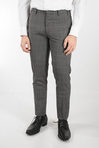 CC COLLECTION Windowpane Check RESET 2 Button Suit