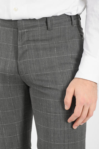 CC COLLECTION Windowpane Check RESET 2 Button Suit