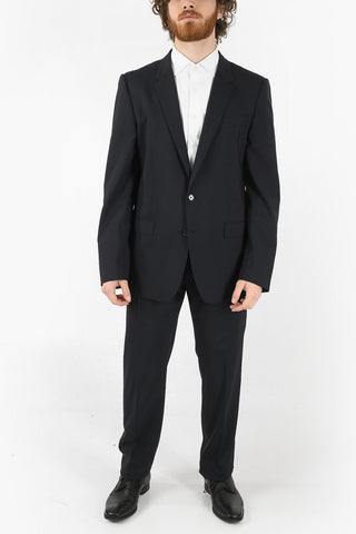 Stretchy Virgin-wool MARTINI Single-breasted Suit with Notch Lapel