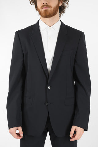 Stretchy Virgin-wool MARTINI Single-breasted Suit with Notch Lapel