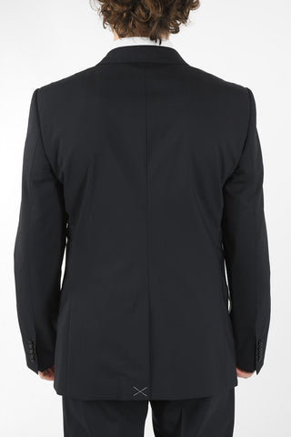 Stretchy Virgin-wool MARTINI Single-breasted Suit with Notch Lapel