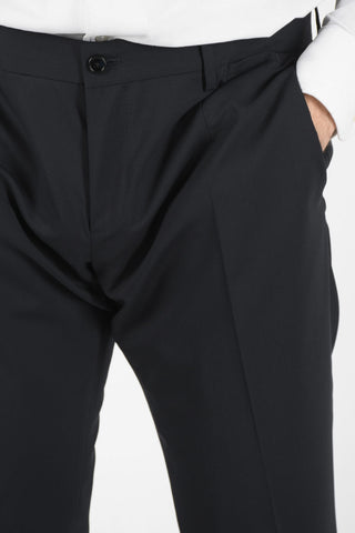 Stretchy Virgin-wool MARTINI Single-breasted Suit with Notch Lapel
