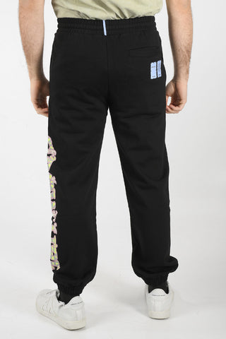 MCQ GROW UP N.9 Drawstringed Joggers with Multicolor Lettering Print