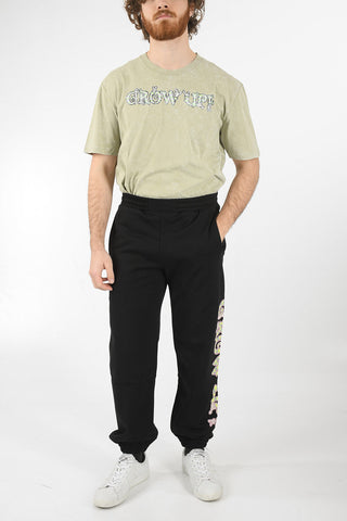 MCQ GROW UP N.9 Drawstringed Joggers with Multicolor Lettering Print
