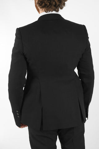 PHLEGETON Wool-blend CMS SOFT Single-breasted Blazer with Tight-waist