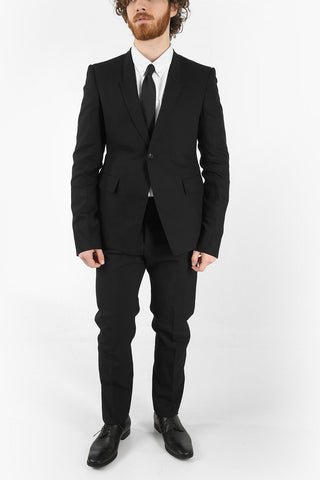 PHLEGETON Wool-blend CMS SOFT Single-breasted Blazer with Tight-waist