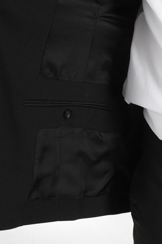 PHLEGETON Wool-blend CMS SOFT Single-breasted Blazer with Tight-waist