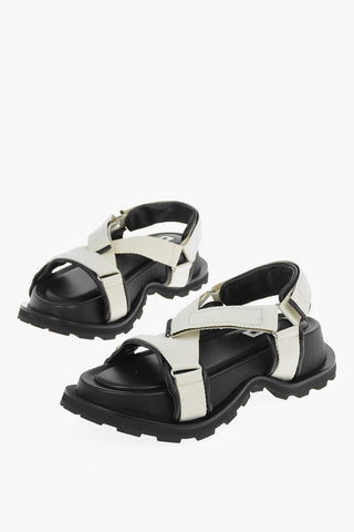 Velcro Closure TREKKING Platform Sandals