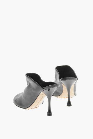 Mules DOT SOCK in Nappa con Tacco in Vernice