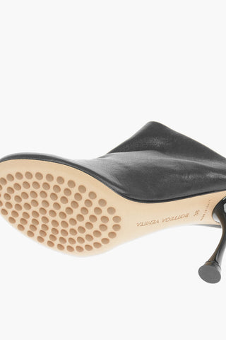 Mules DOT SOCK in Nappa con Tacco in Vernice