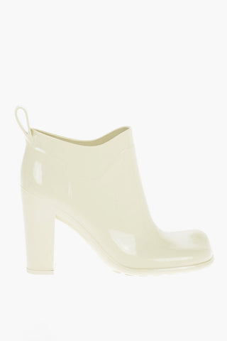 Shiny--rubber SHINE Ankle Boots with Squared-toe