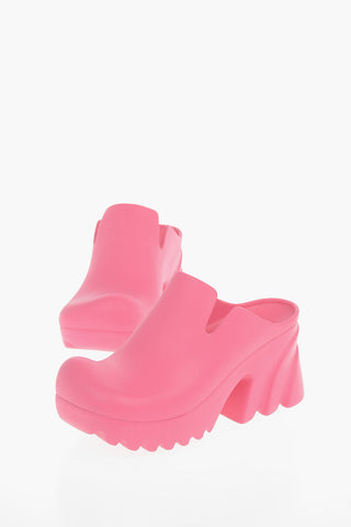 Biodegradable Rubber FLASH Mules with Statement Sole