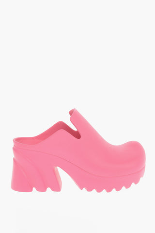 Biodegradable Rubber FLASH Mules with Statement Sole