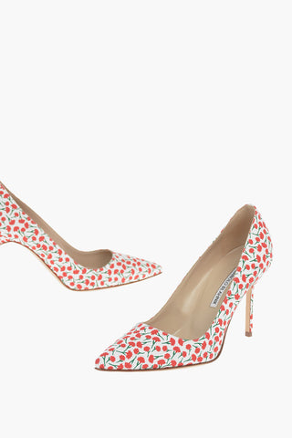 Pumps YPRI in Tessuto con Motivo Floreale 9cm