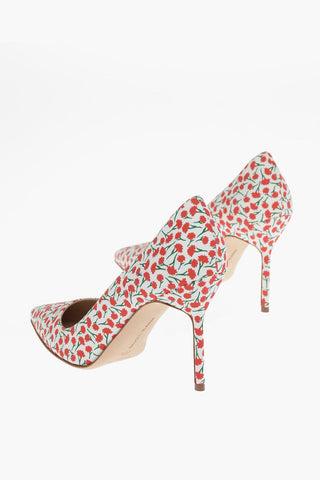 Pumps YPRI in Tessuto con Motivo Floreale 9cm