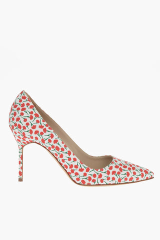 Pumps YPRI in Tessuto con Motivo Floreale 9cm