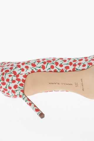 Pumps YPRI in Tessuto con Motivo Floreale 9cm