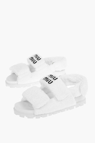 Double Velcro Closure Terry Sandals