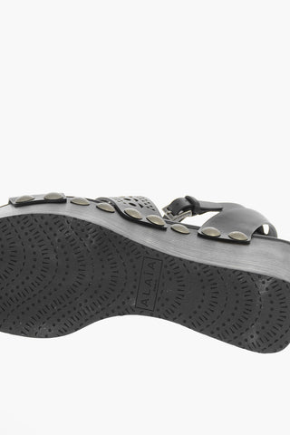 Wood Wedge BRILLANT VIENNE Sandals 9cm