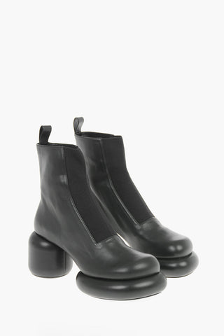HULK Heel Leather SPORT LUX Pull-on Booties 7cm