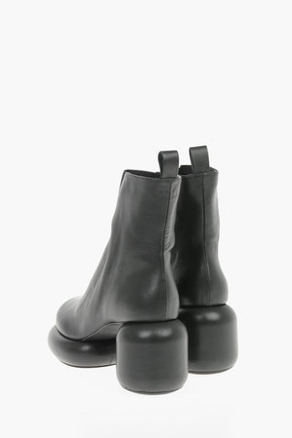 HULK Heel Leather SPORT LUX Pull-on Booties 7cm