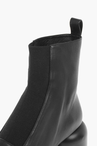 HULK Heel Leather SPORT LUX Pull-on Booties 7cm