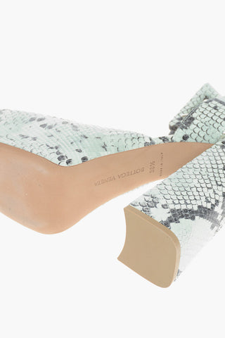 Python-printed TOWER Platform Pumps with TRIANGLE Ankle-belt