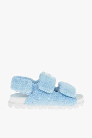 Double Velcro Closure Terry Sandals