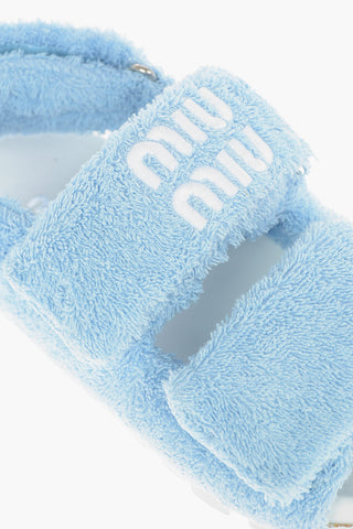 Double Velcro Closure Terry Sandals