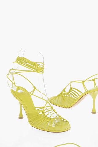 Soft-leather DOT Sandals with Crossover Strap Detailing