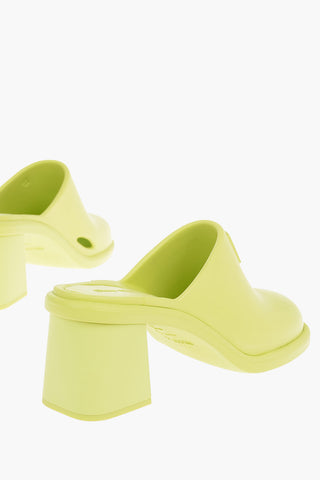 Embossed Logo SOFT Rubber Mules 6.5cm